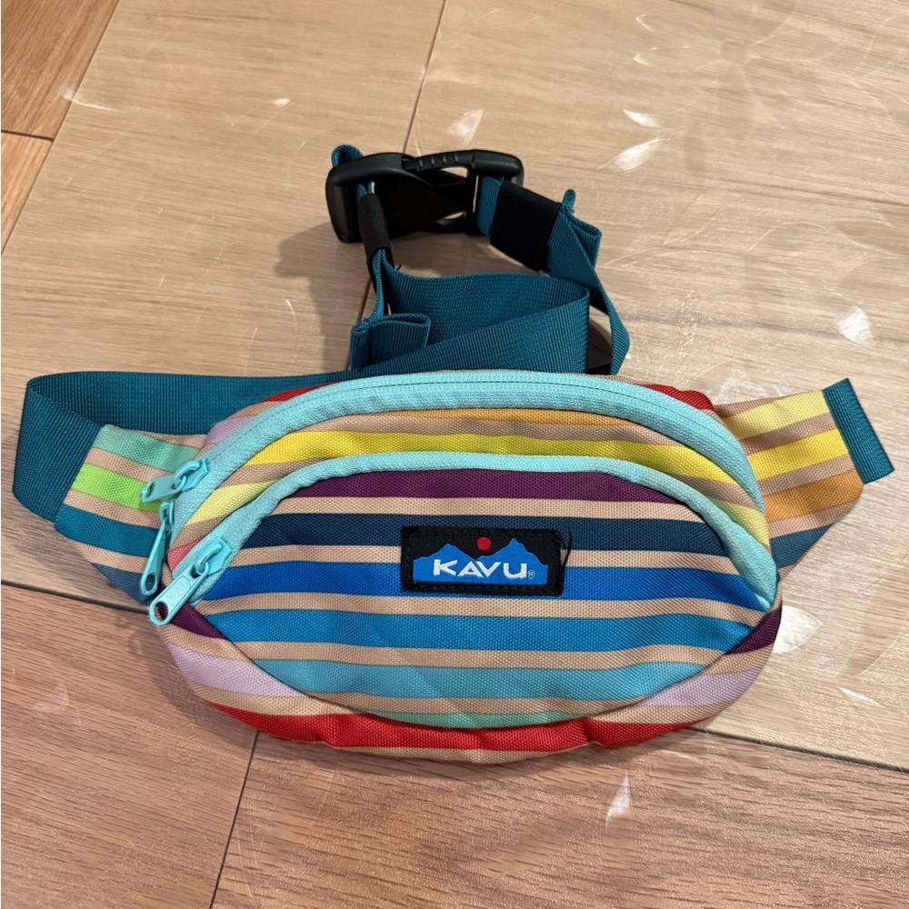 Kavu Spectator Waist Bag - Summer Stripes